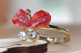 韓版時尚淑女閃鉆蝴蝶耳環(huán) 廠家直銷，精致與優(yōu)雅的完美結(jié)合