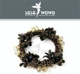 飄香薔薇水晶發(fā)圈頭花TSZ批發(fā)促銷指南 廠家直供，價格實惠，美發(fā)飾品市場銷售全解析